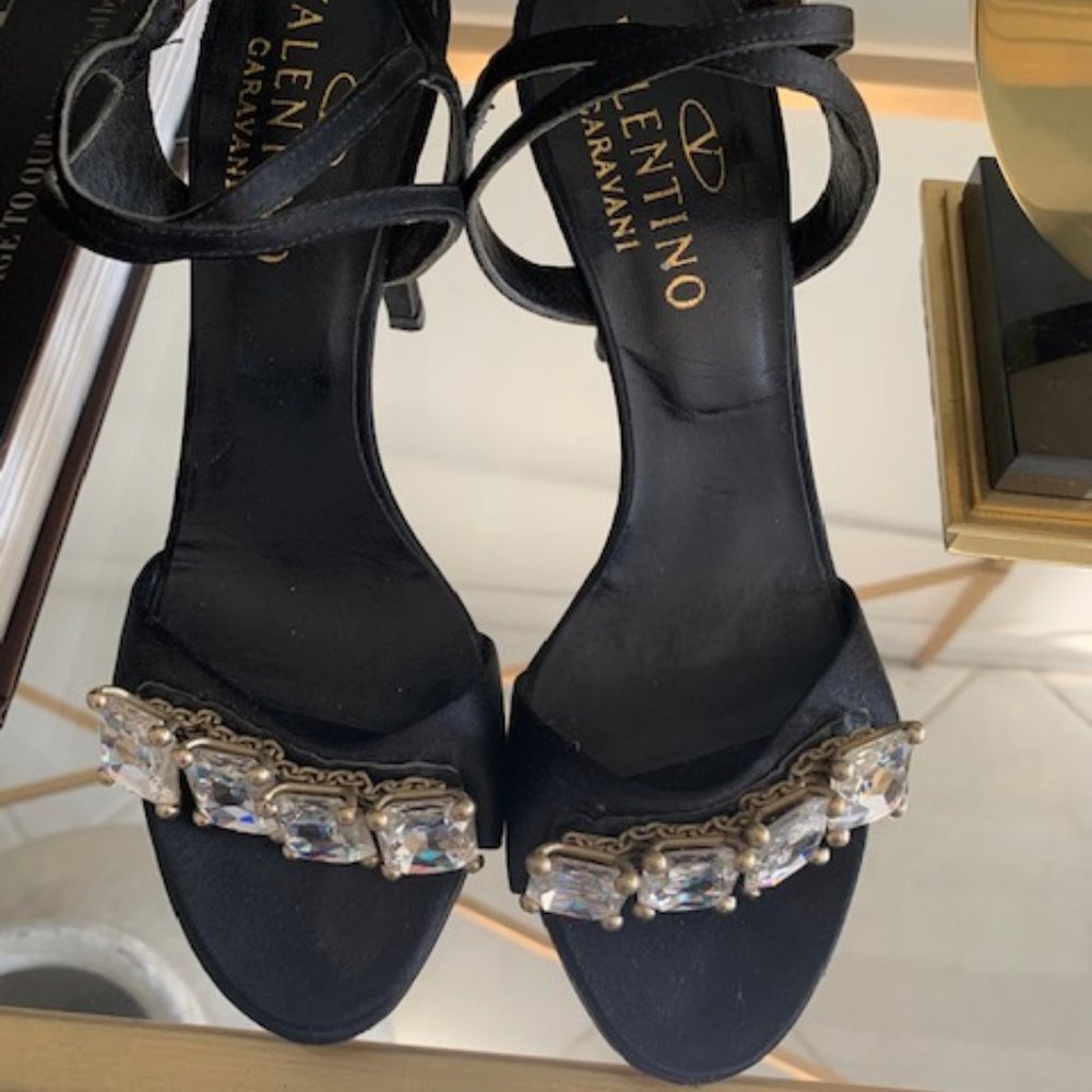 Valentino Garavani Black with Rhinestones